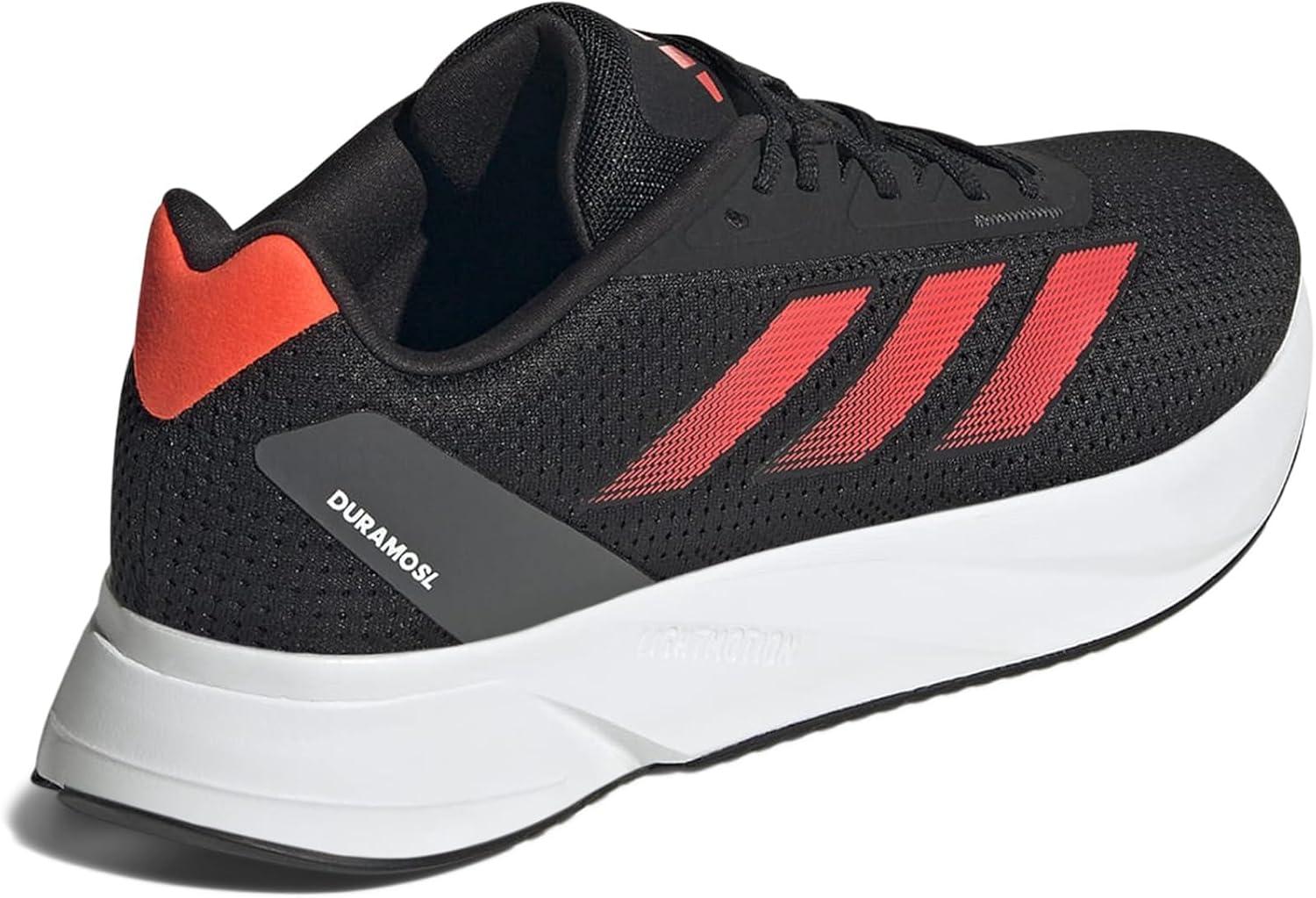 imageadidas Mens Duramo Sl ShoesSneakerBlackSolar RedGrey