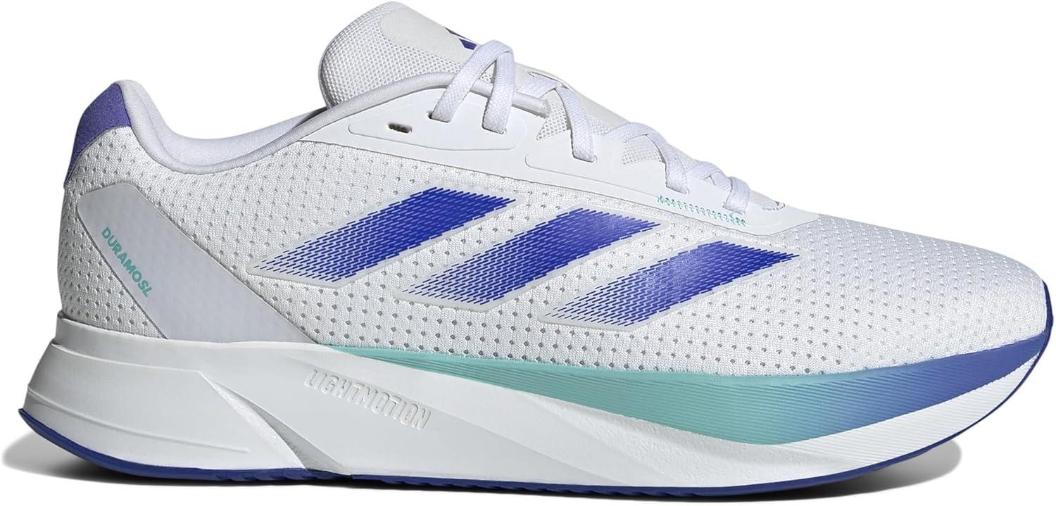 imageadidas Mens Duramo Sl ShoesSneakerWhiteLucid BlueFlash Aqua
