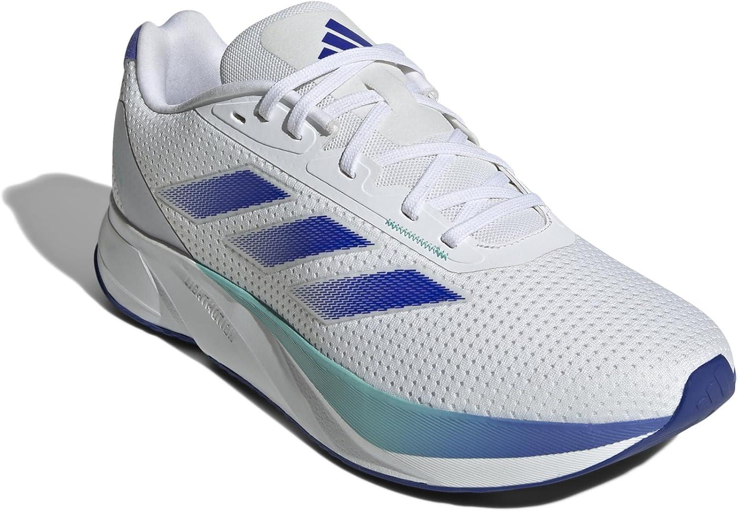imageadidas Mens Duramo Sl ShoesSneakerWhiteLucid BlueFlash Aqua
