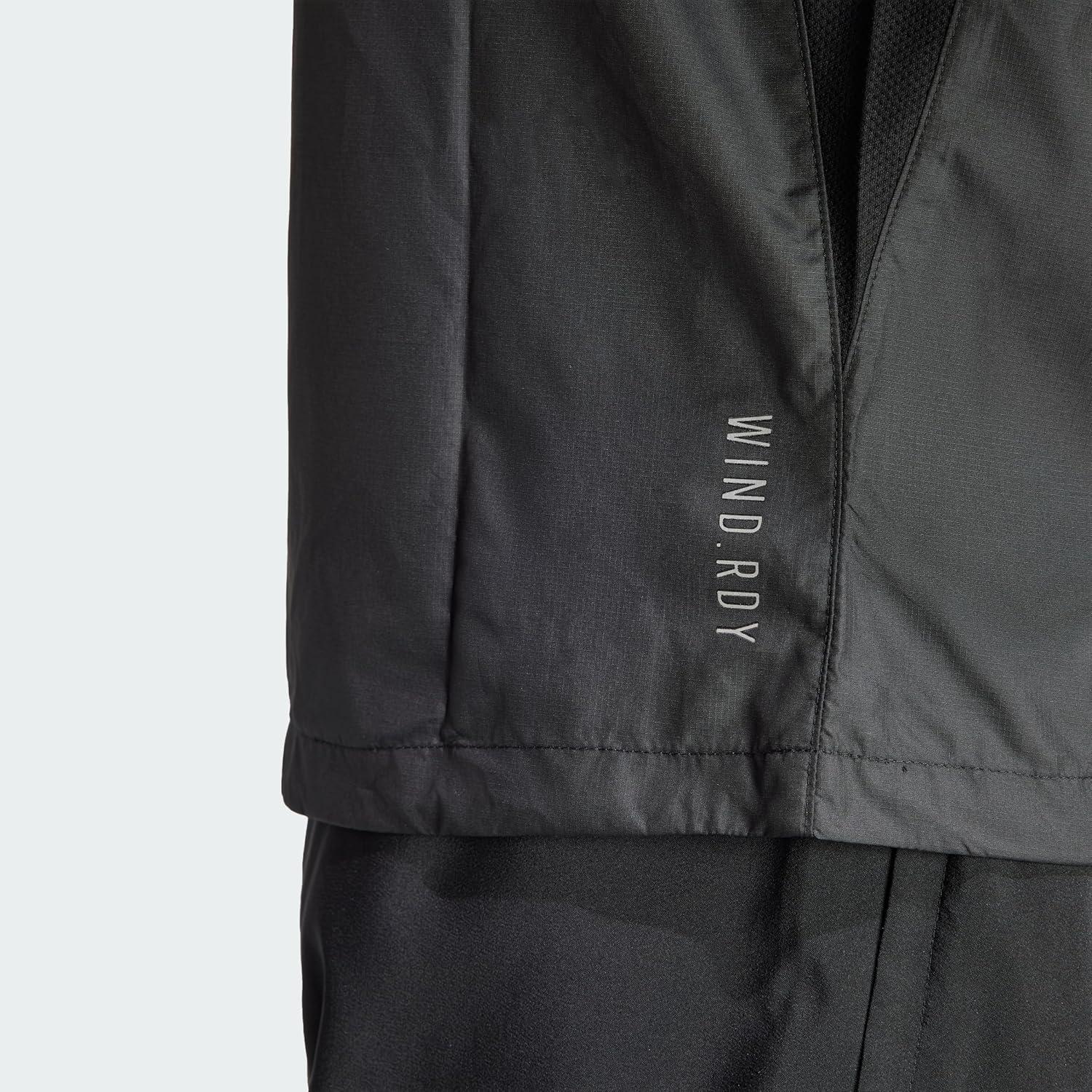imageadidas Mens Own The Run JacketBlack