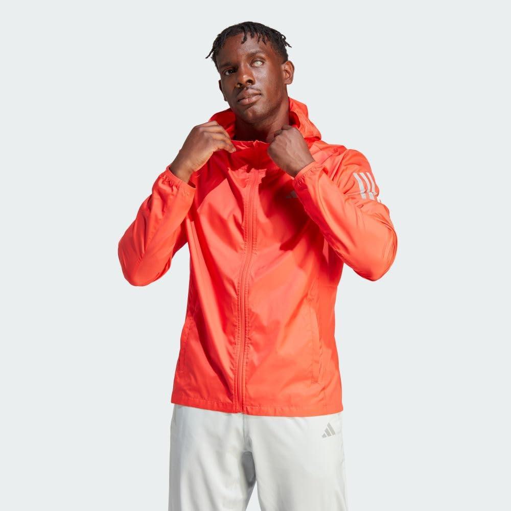 imageadidas Mens Own The Run JacketBright Red
