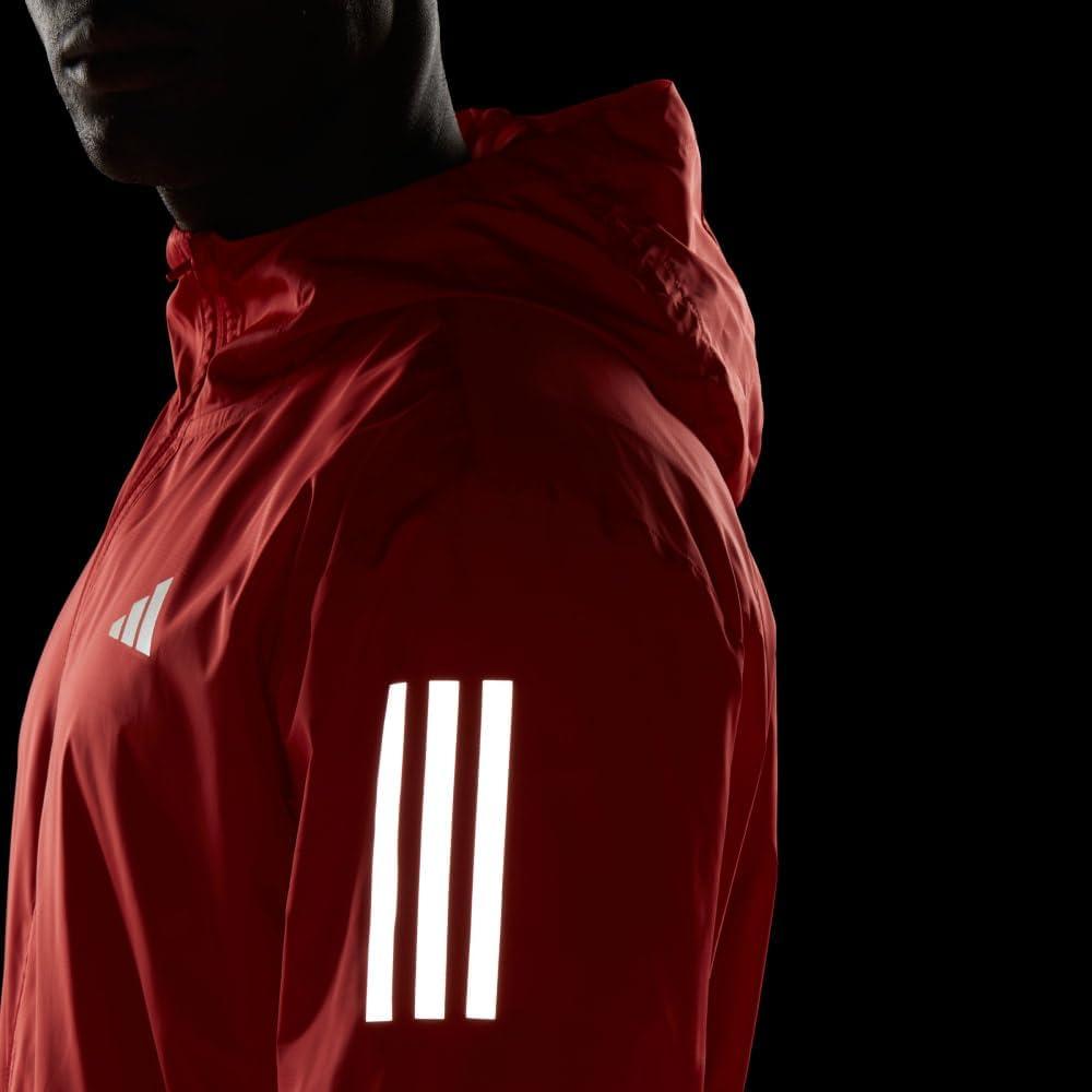 imageadidas Mens Own The Run JacketBright Red