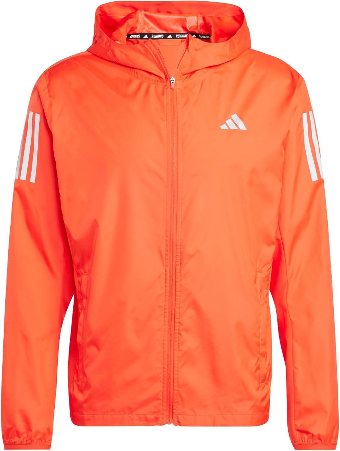 imageadidas Mens Own The Run JacketBright Red