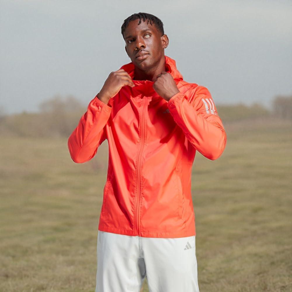 imageadidas Mens Own The Run JacketBright Red