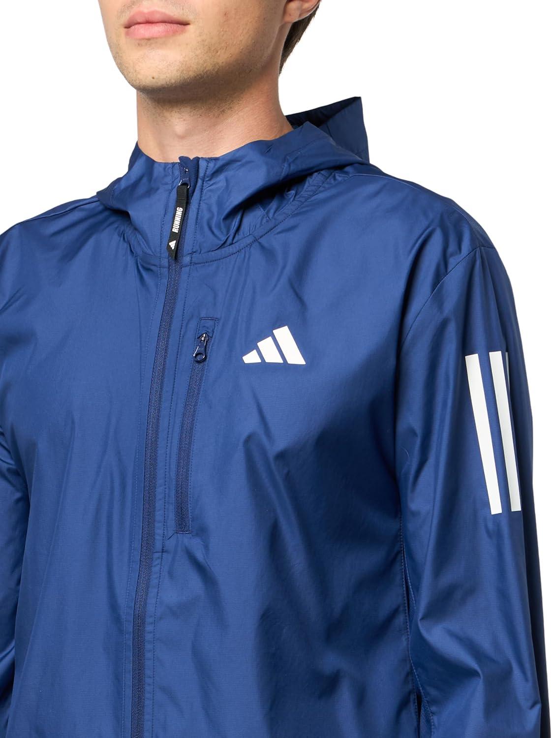imageadidas Mens Own The Run JacketDark Blue