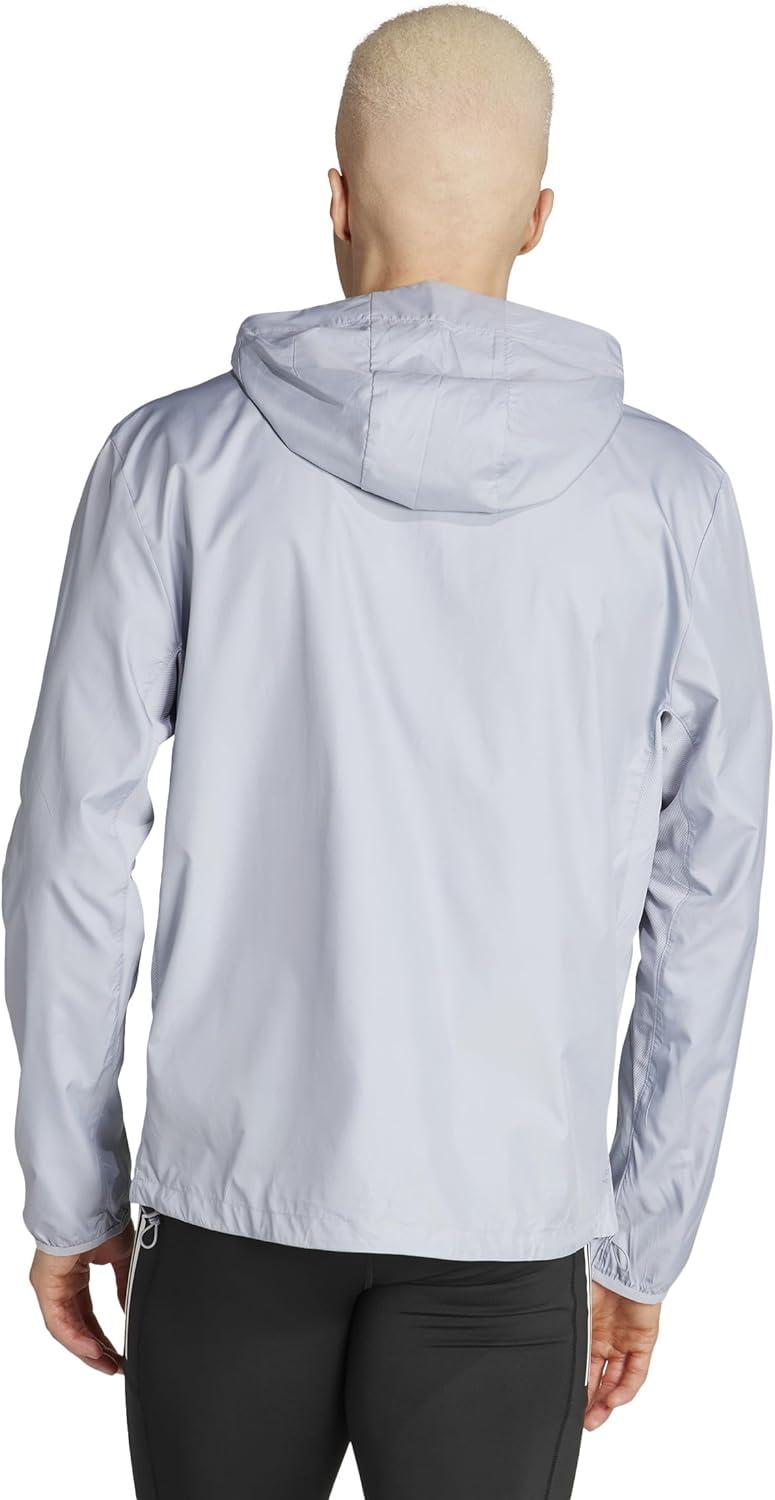 imageadidas Mens Own The Run JacketHalo Silver