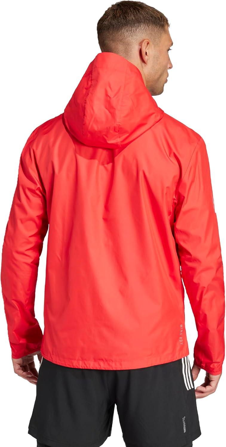 imageadidas Mens Own The Run JacketPure Ruby