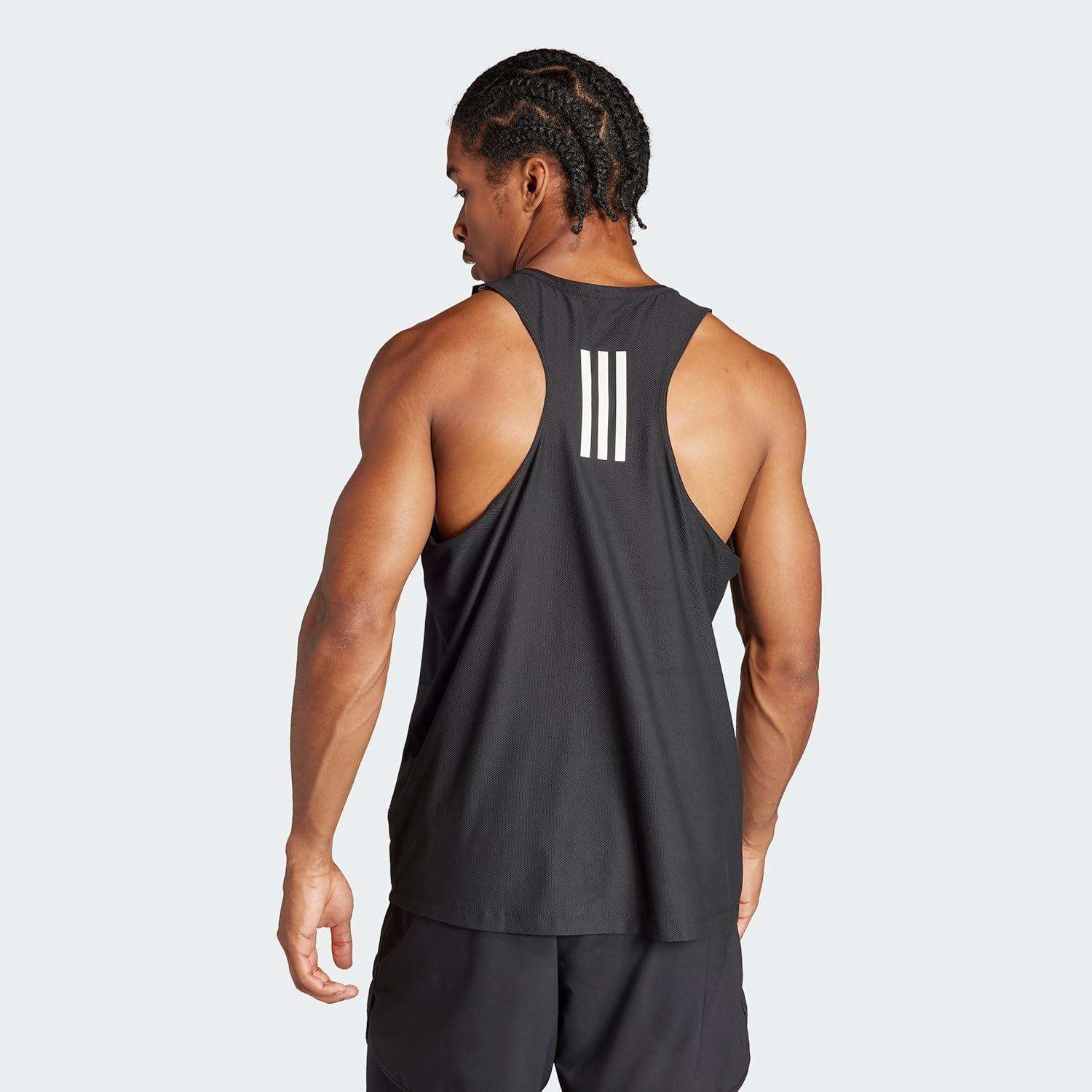 imageadidas Mens Own The Run Tank TopBlack