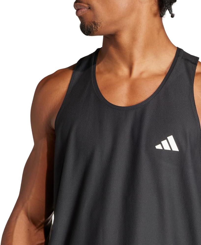 imageadidas Mens Own The Run Tank TopBlackBlack