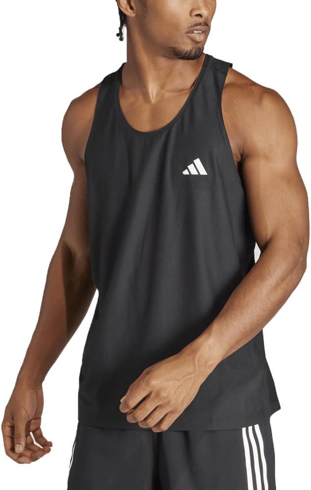 imageadidas Mens Own The Run Tank TopBlackBlack