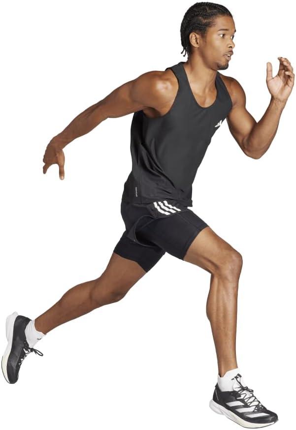 imageadidas Mens Own The Run Tank TopBlackBlack