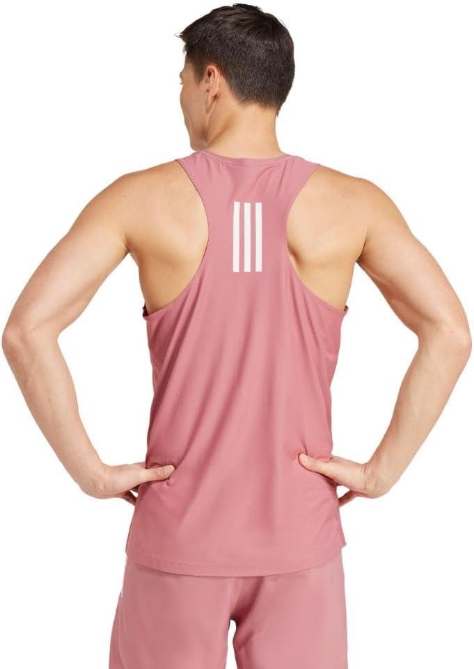 imageadidas Mens Own The Run Tank TopPreloved Crimson