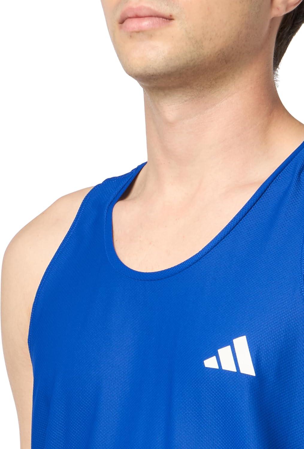 imageadidas Mens Own The Run Tank TopTeam Royal Blue