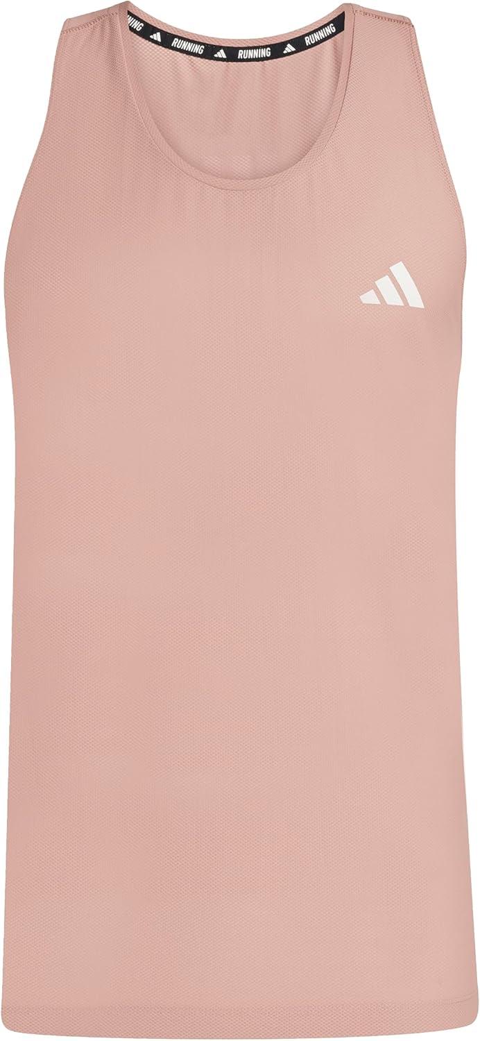 imageadidas Mens Own The Run Tank TopWarm Clay