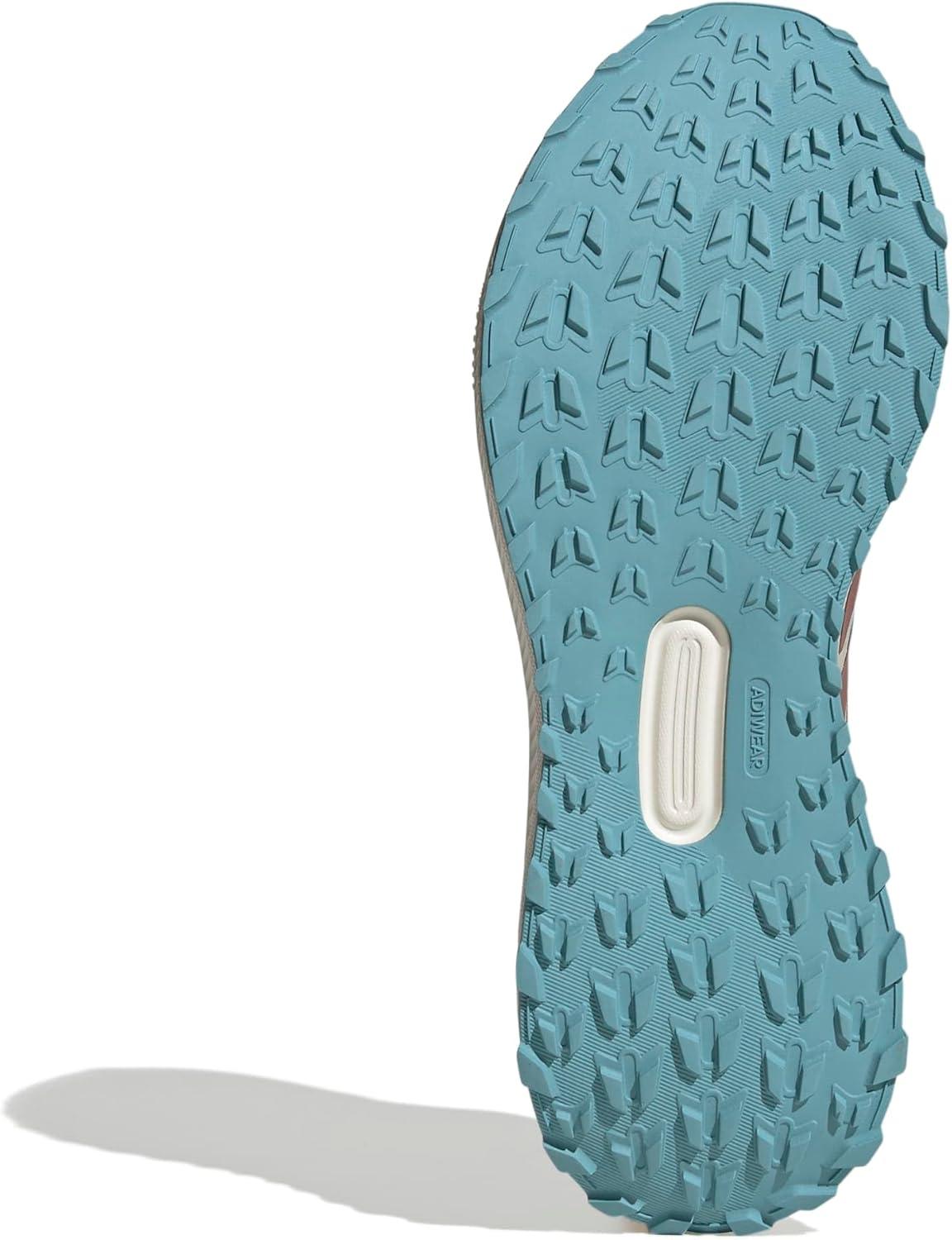 imageadidas Mens Run Falcon 5 Trail SneakerAluminaWarm ClayMint Ton