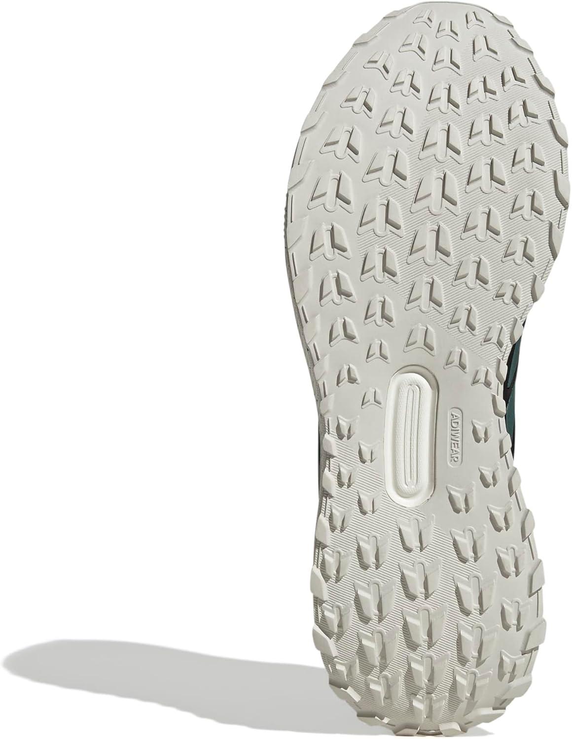 imageadidas Mens Run Falcon 5 Trail SneakerBlackPreloved TealPure Teal