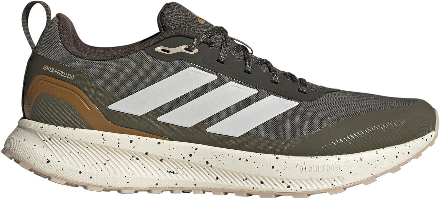 imageadidas Mens Run Falcon 5 Trail SneakerShadow OliveWhiteBronze Strata