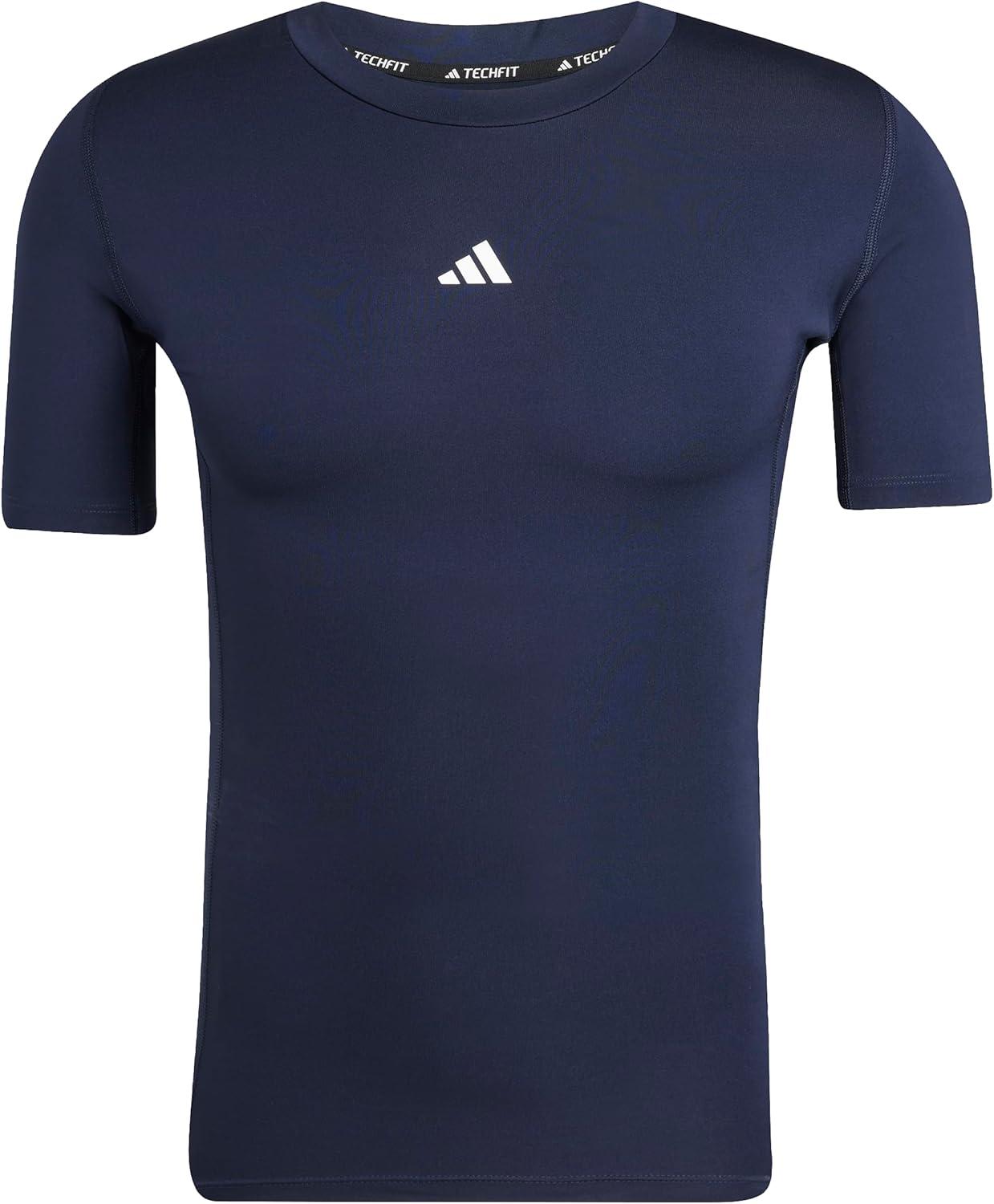 imageadidas Mens Techfit Compression Training TShirtInk