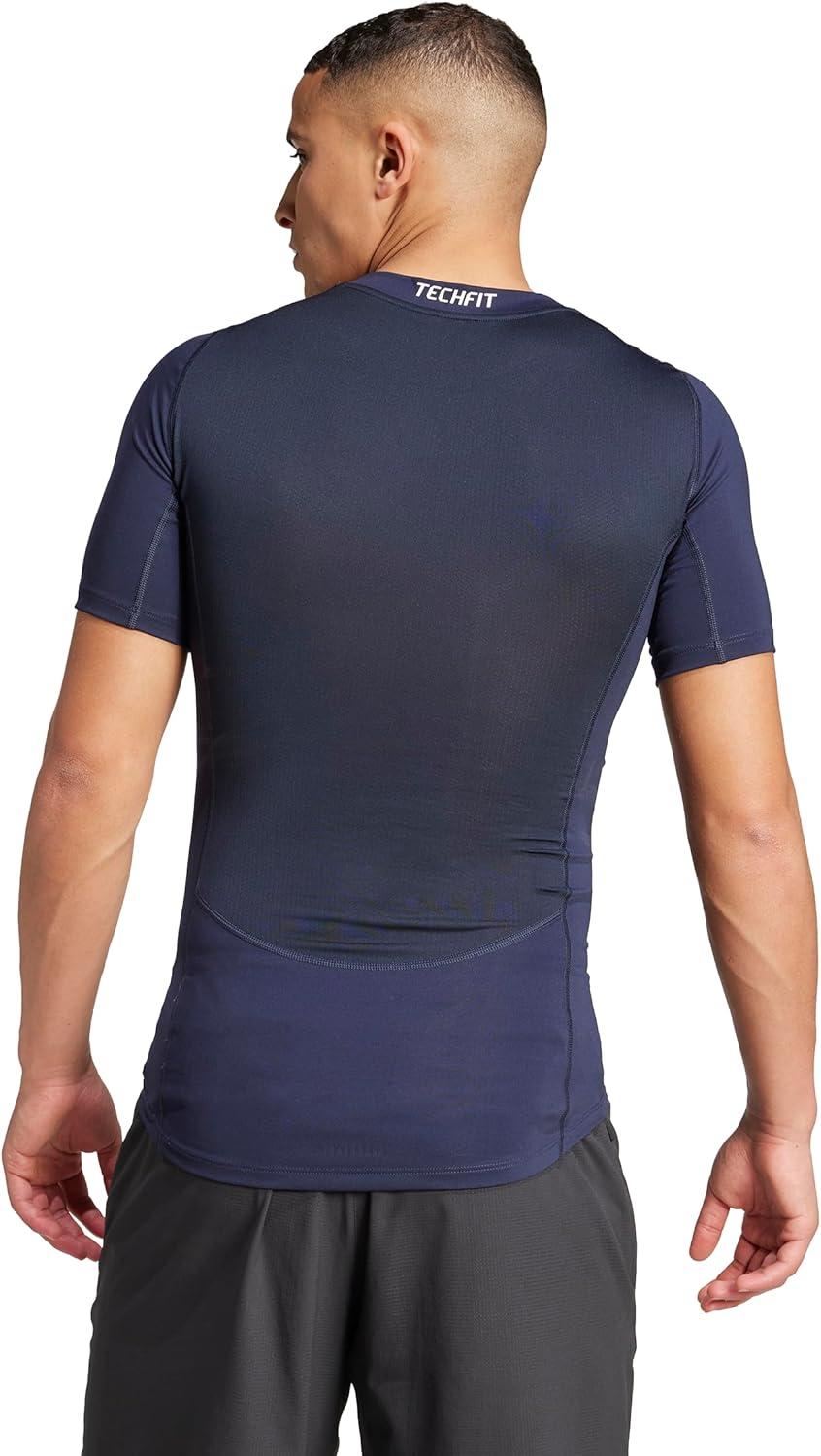 imageadidas Mens Techfit Compression Training TShirtInk