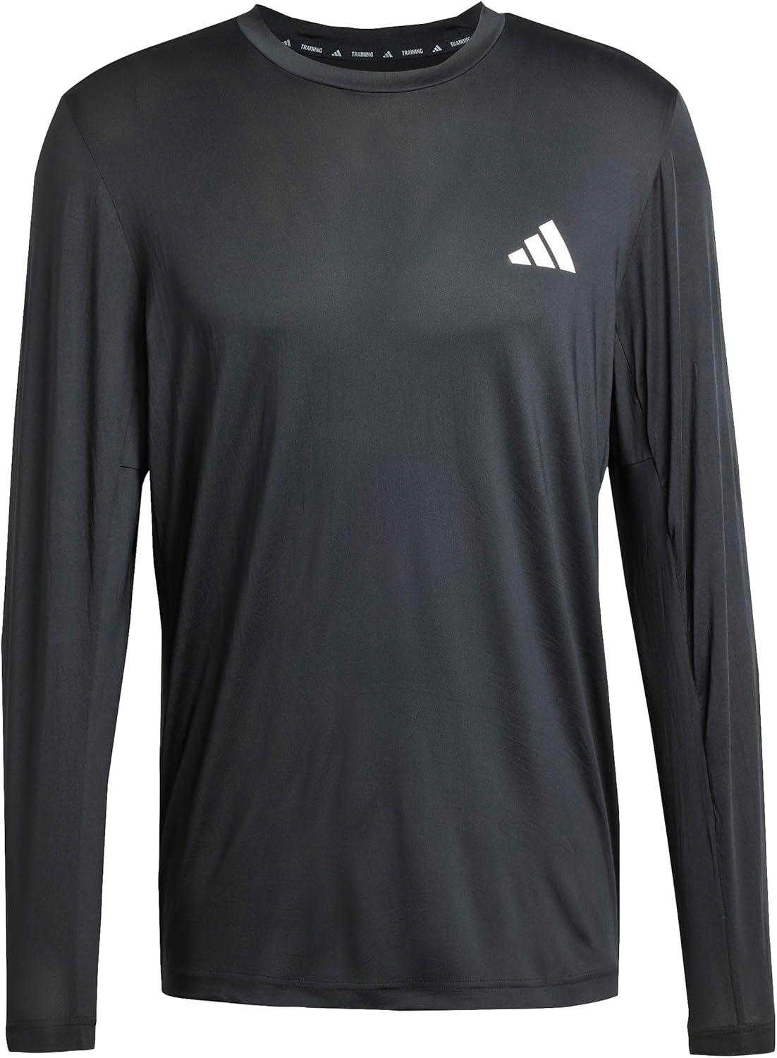 imageadidas Mens Train Essentials Stretch Long Sleeve Base TShirtBlack