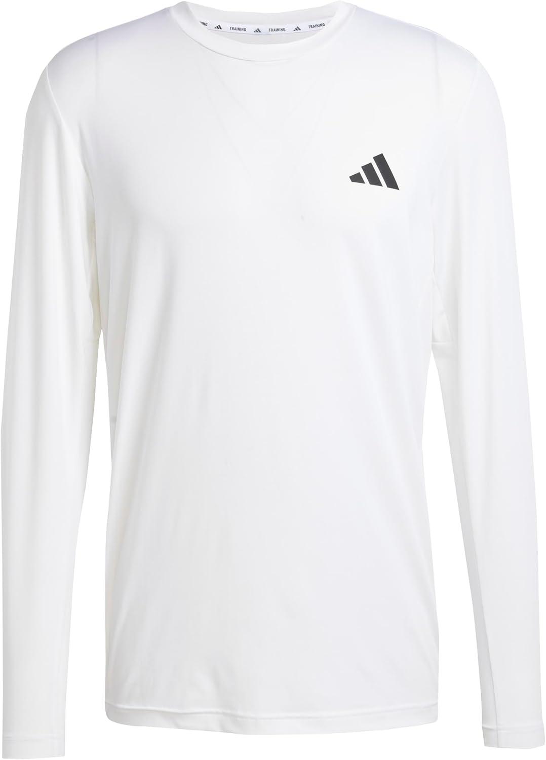 imageadidas Mens Train Essentials Stretch Long Sleeve Base TShirtWhite