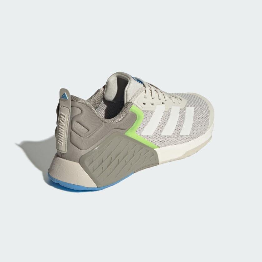 imageadidas UnisexAdult Dropset 3 Training SneakerAluminaChalk WhiteBlue Burst