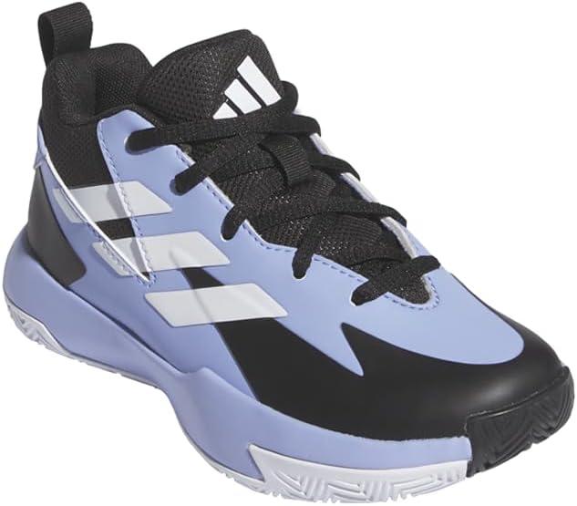 imageadidas UnisexChild Cross Em Up Select BasketballBlue SparkBlackWhite