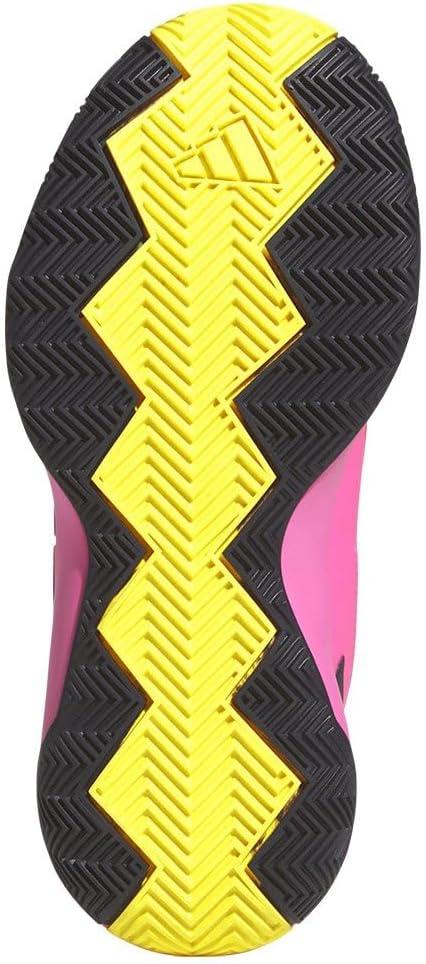 imageadidas UnisexChild Cross Em Up Select BasketballLucid PinkAurora BlackLucid Lemon Ig6638