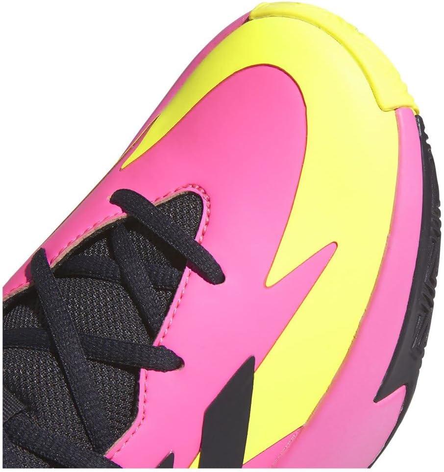 imageadidas UnisexChild Cross Em Up Select BasketballLucid PinkAurora BlackLucid Lemon Ig6638