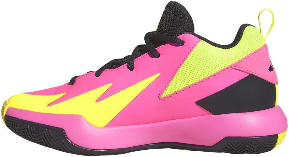 imageadidas UnisexChild Cross Em Up Select BasketballLucid PinkAurora BlackLucid Lemon Ig6638