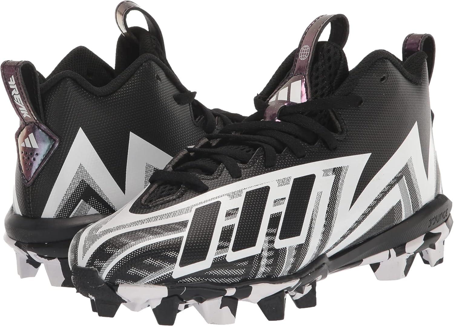 imageadidas UnisexChild Freak Spark Md 23 Inline Football Cleats ShoeBlackWhiteBlack