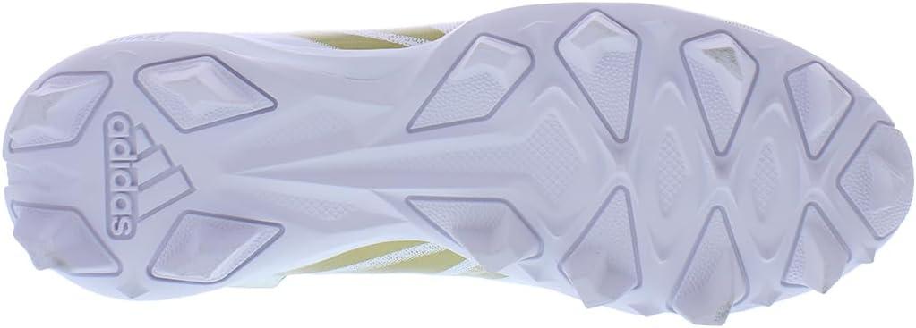 imageadidas UnisexChild Freak Spark Md 23 Inline Football Cleats ShoePure WhiteGold MetallicWhite