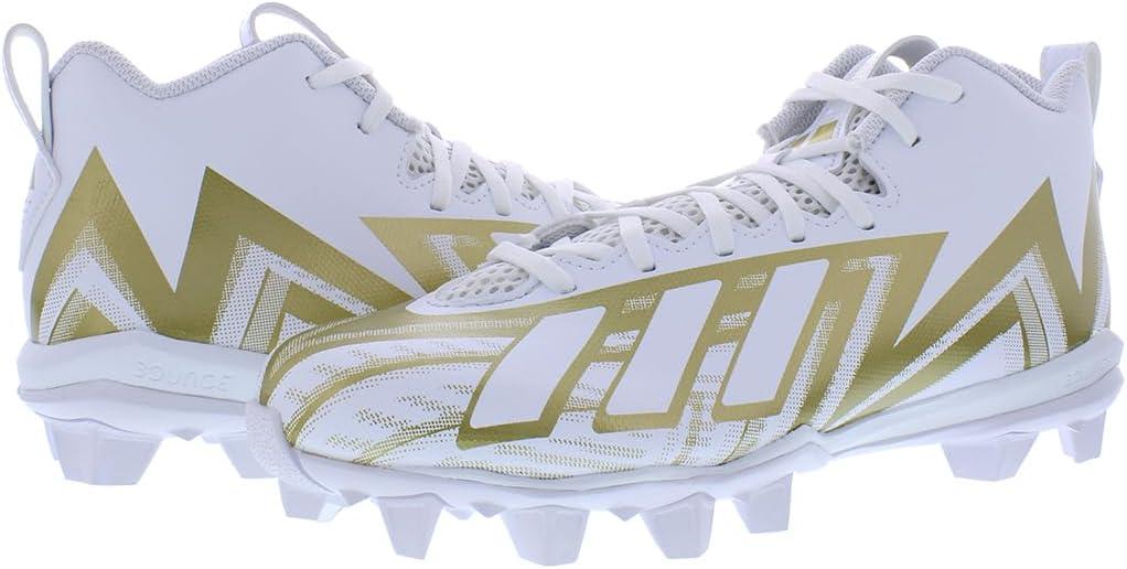 imageadidas UnisexChild Freak Spark Md 23 Inline Football Cleats ShoePure WhiteGold MetallicWhite