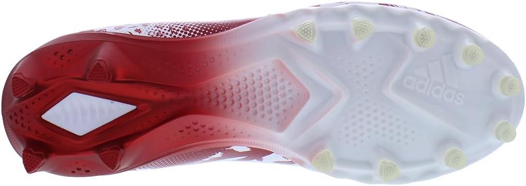 imageadidas UnisexChild Freak Spark Md 23 Inline Football Cleats ShoePure WhitePower RedWhite