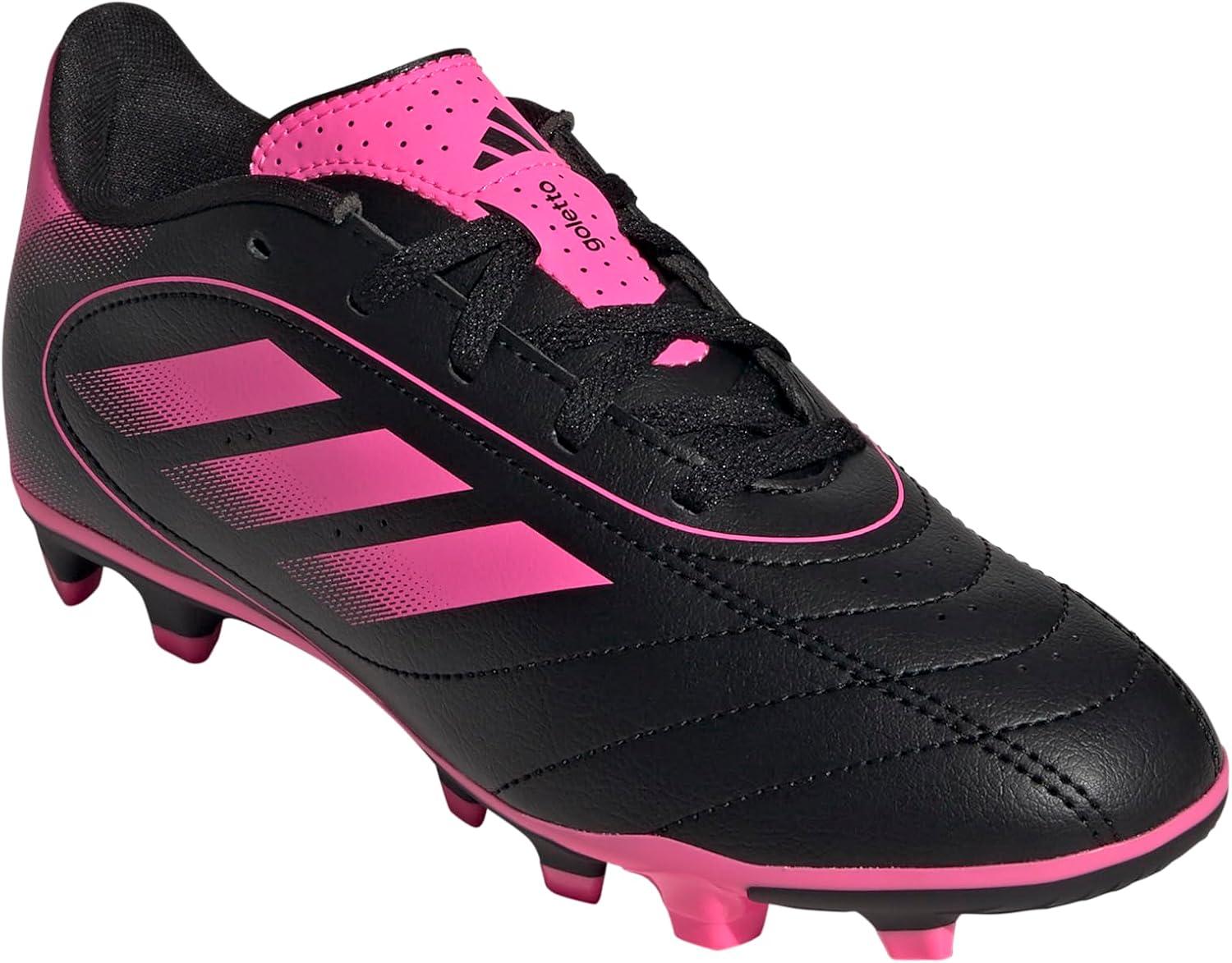 imageadidas UnisexChild Goletto Ix Firm Multi Ground SneakerBlackLucid PinkBlack