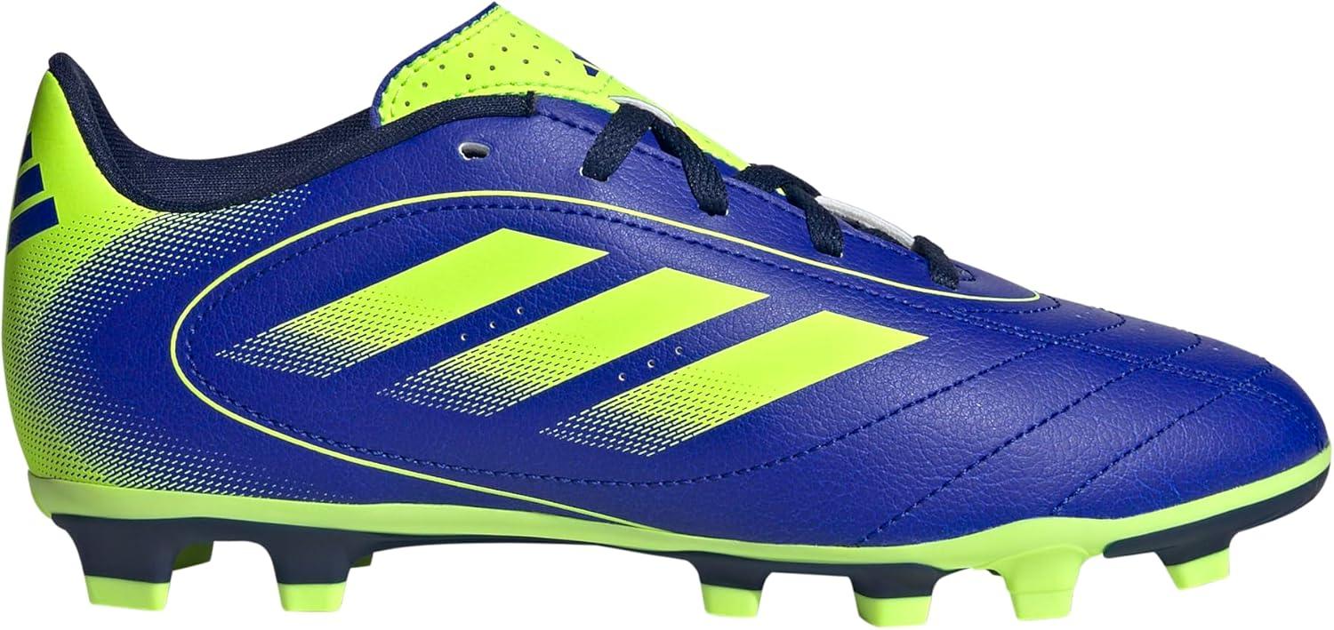 imageadidas UnisexChild Goletto Ix Firm Multi Ground SneakerLucid BlueLucid LemonDark Blue