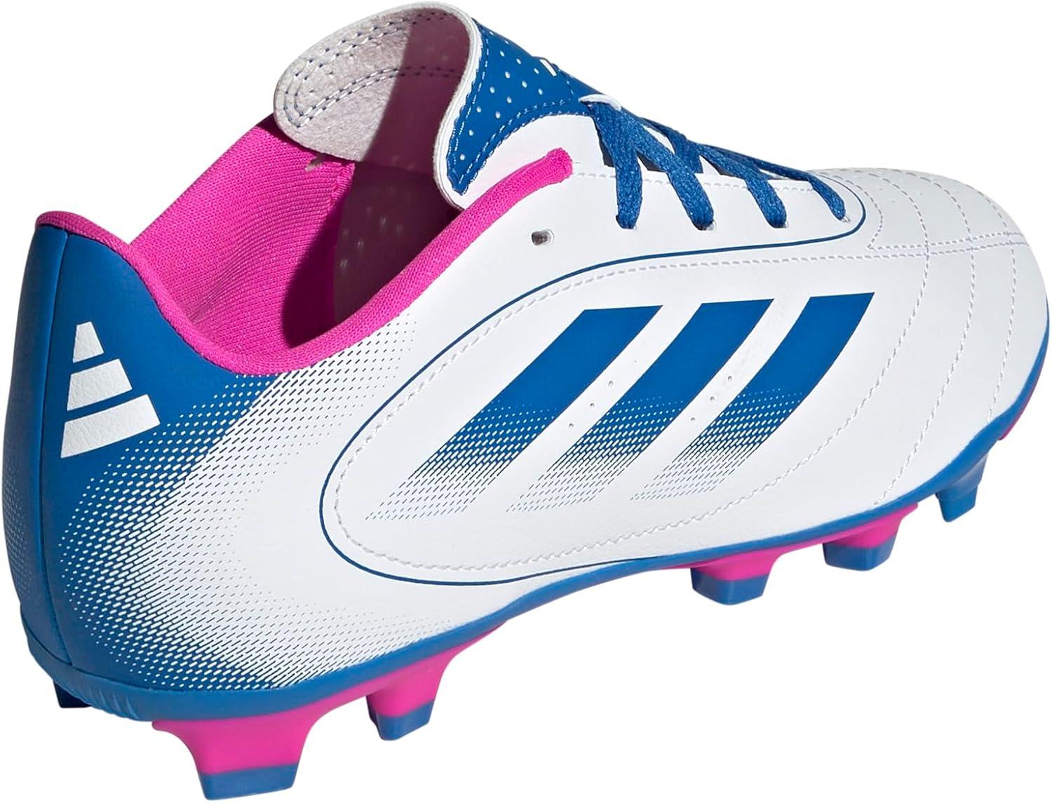 imageadidas UnisexChild Goletto Ix Firm Multi Ground SneakerWhiteBright RoyalTeam Shock Pink