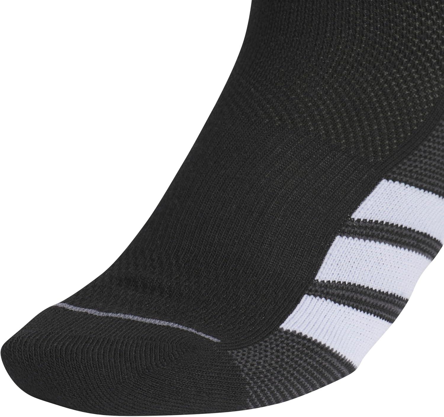 imageadidas Womens All Day Training Low Cut Socks 3Pair athletic performance with targeted cushion for runningBlackViolet Tone PurpleWhite