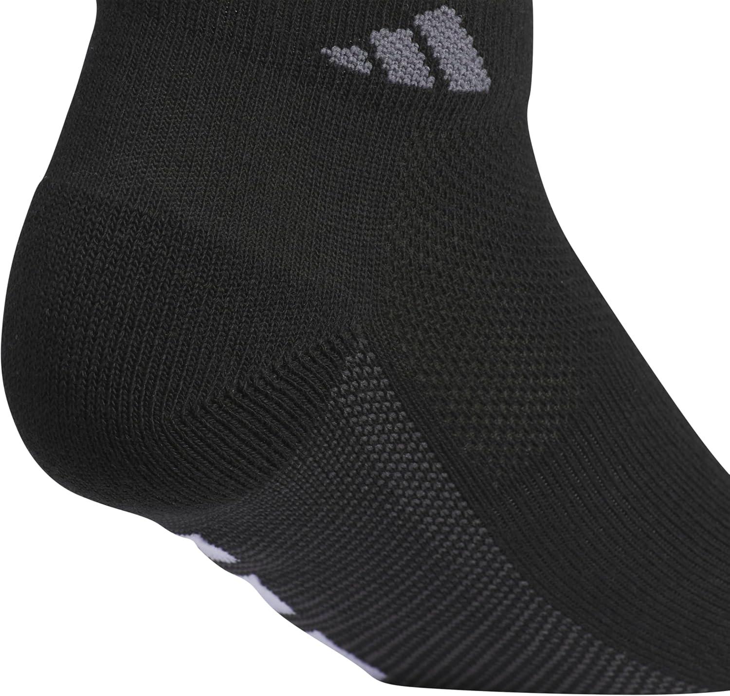 imageadidas Womens All Day Training Low Cut Socks 3Pair athletic performance with targeted cushion for runningBlackViolet Tone PurpleWhite