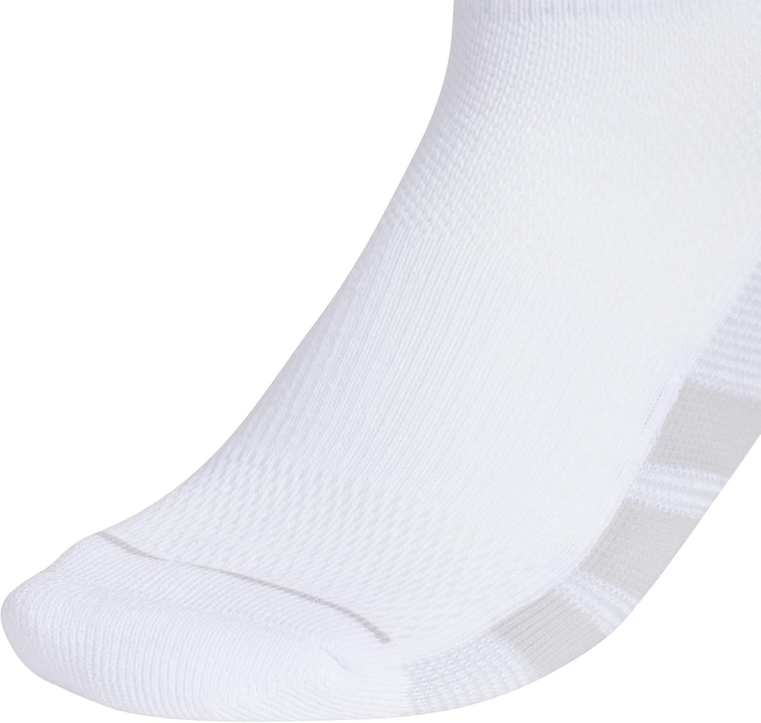 imageadidas Womens All Day Training Low Cut Socks 3Pair athletic performance with targeted cushion for runningWhiteClear Onix GreyClear Grey