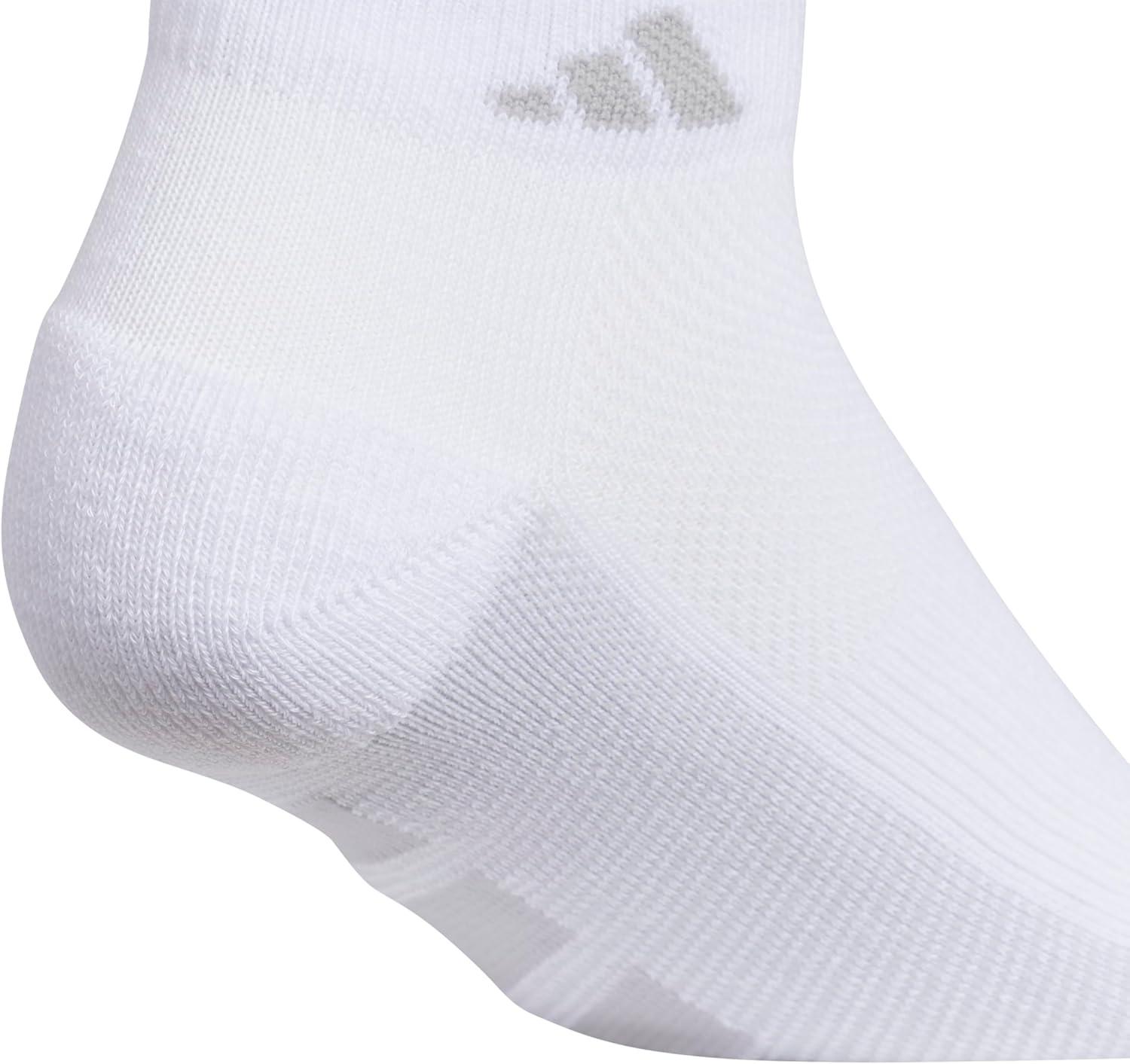 imageadidas Womens All Day Training Low Cut Socks 3Pair athletic performance with targeted cushion for runningWhiteClear Onix GreyClear Grey