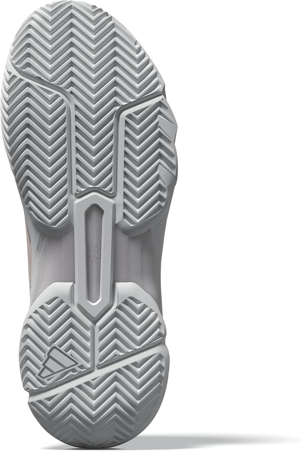 imageadidas Womens Courtjam Control 3 Tennis SneakerWonder QuartzCrystal White