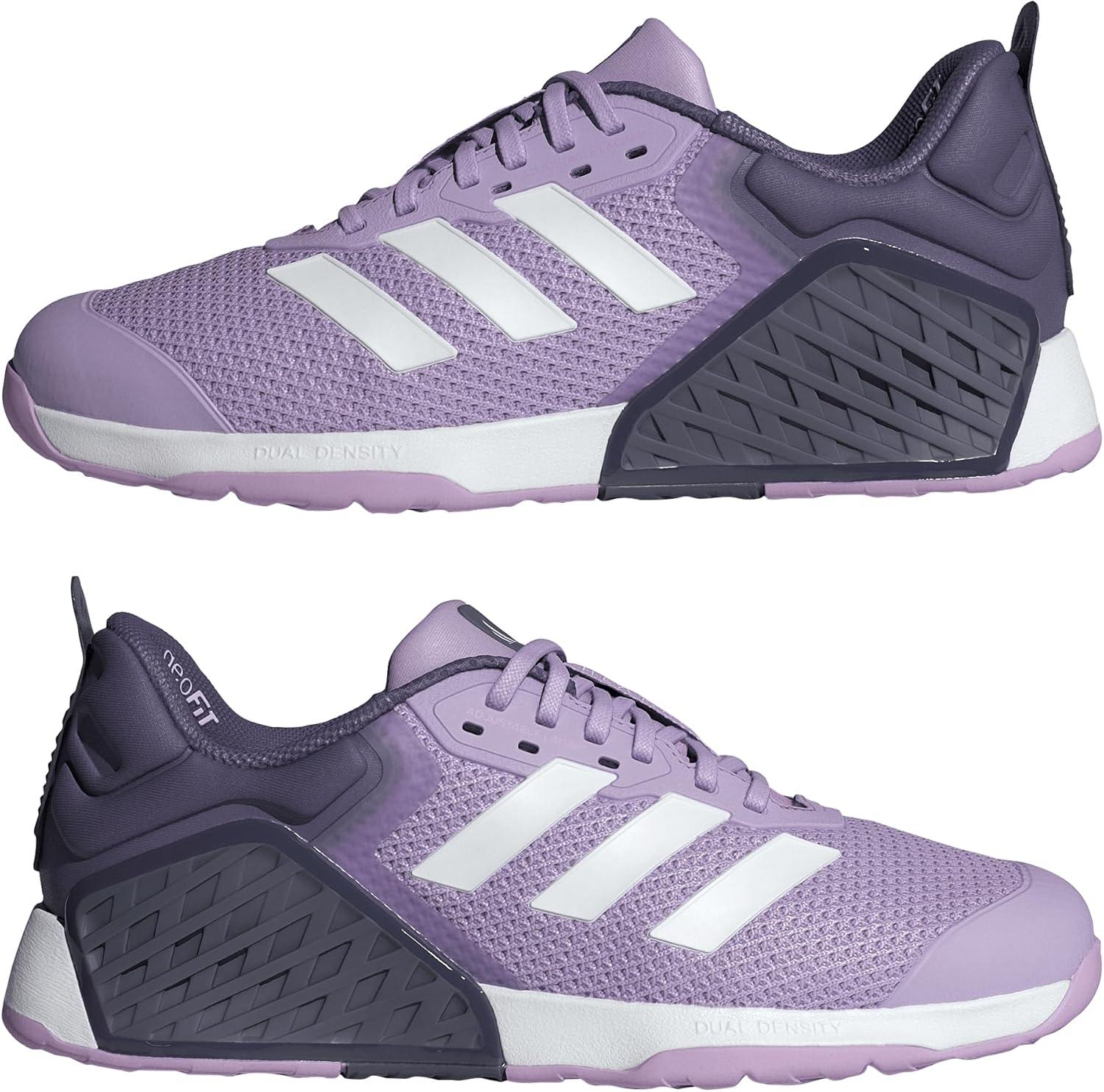 imageadidas Womens Dropset 3 TrainingPowder PlumWhitePreloved Violet