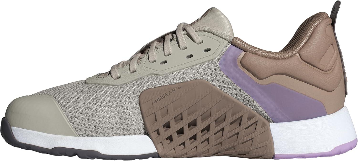imageadidas Womens Dropset 3 TrainingWonder AluminaGrey StrataPowder Plum