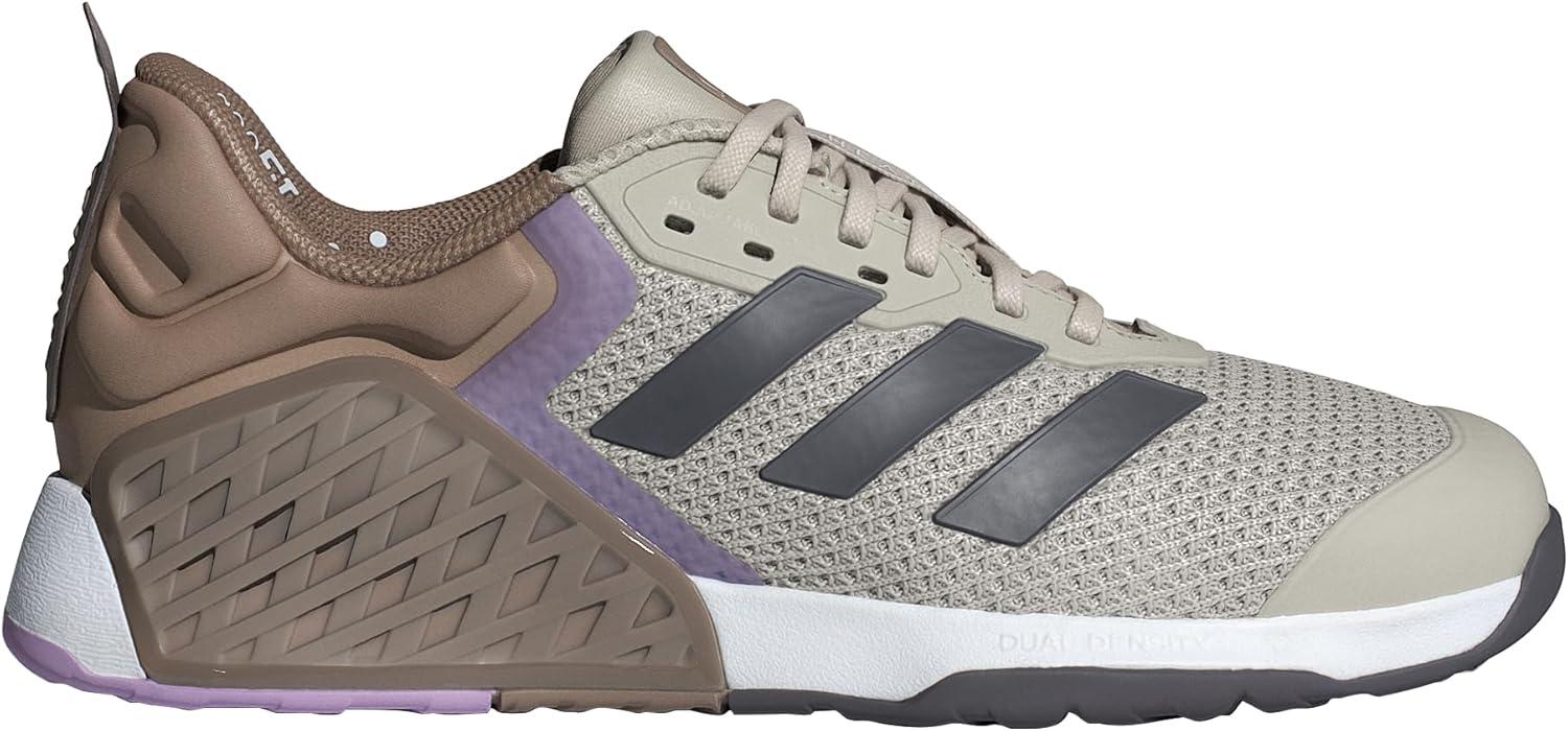 imageadidas Womens Dropset 3 TrainingWonder AluminaGrey StrataPowder Plum