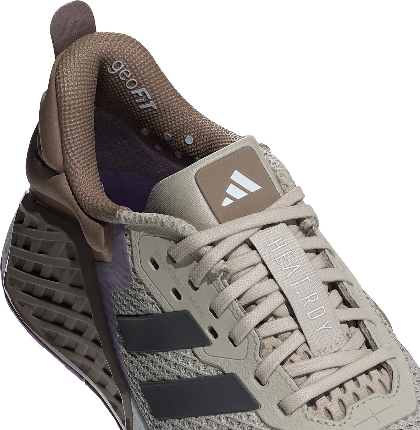 imageadidas Womens Dropset 3 TrainingWonder AluminaGrey StrataPowder Plum