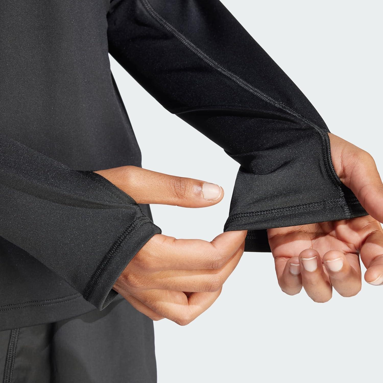 imageadidas Womens Own The Run HalfZipBlack