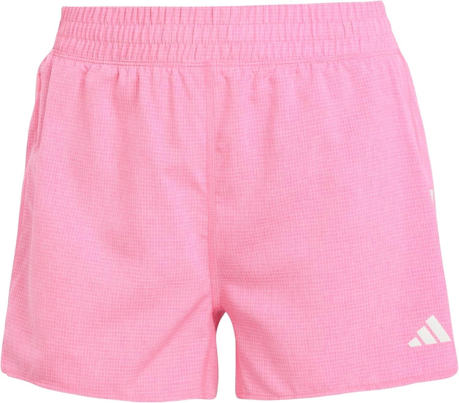 imageadidas Womens Own The Run ShortsLucid PinkWhite