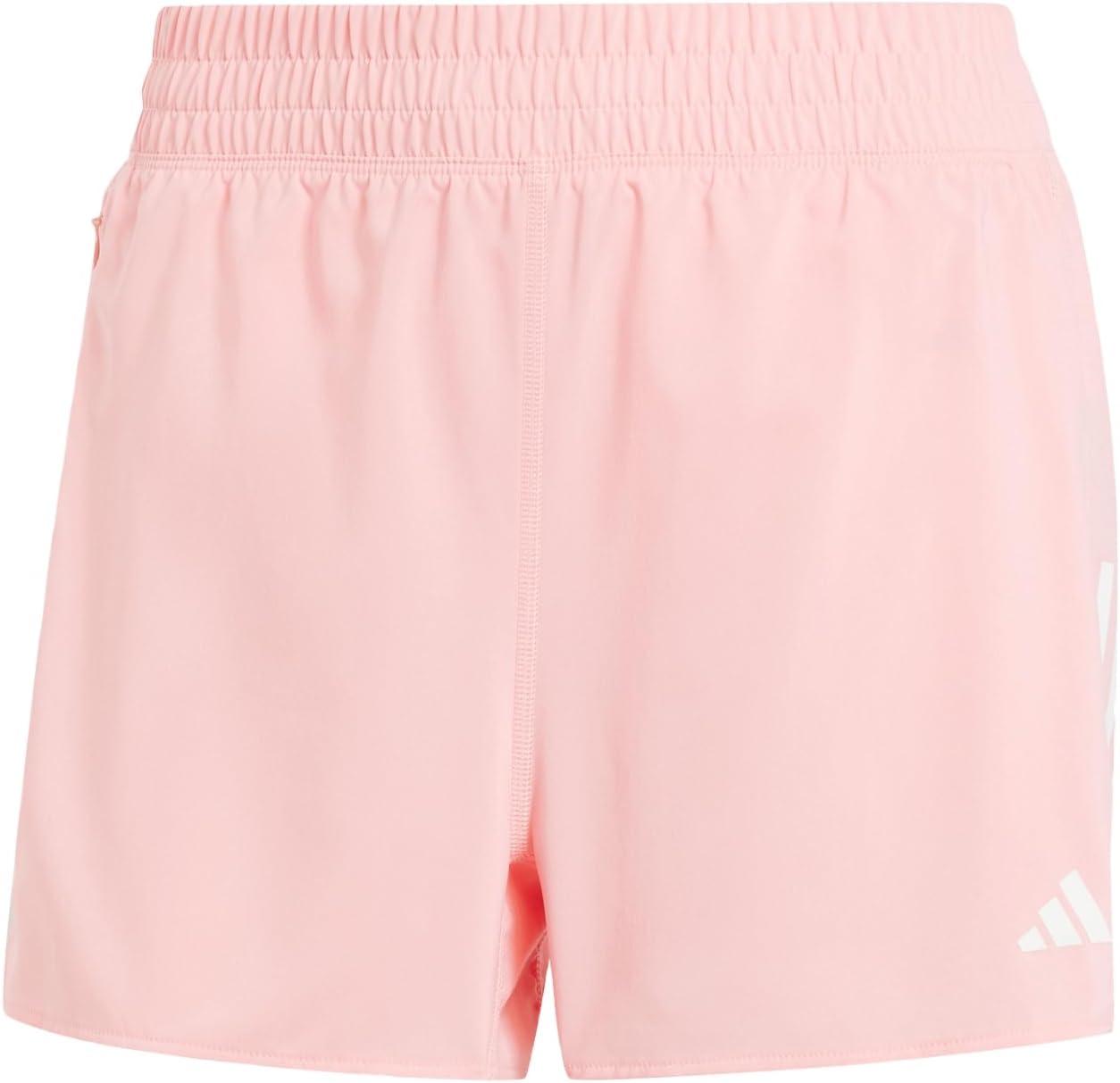 imageadidas Womens Own The Run ShortsSemi Pink Spark