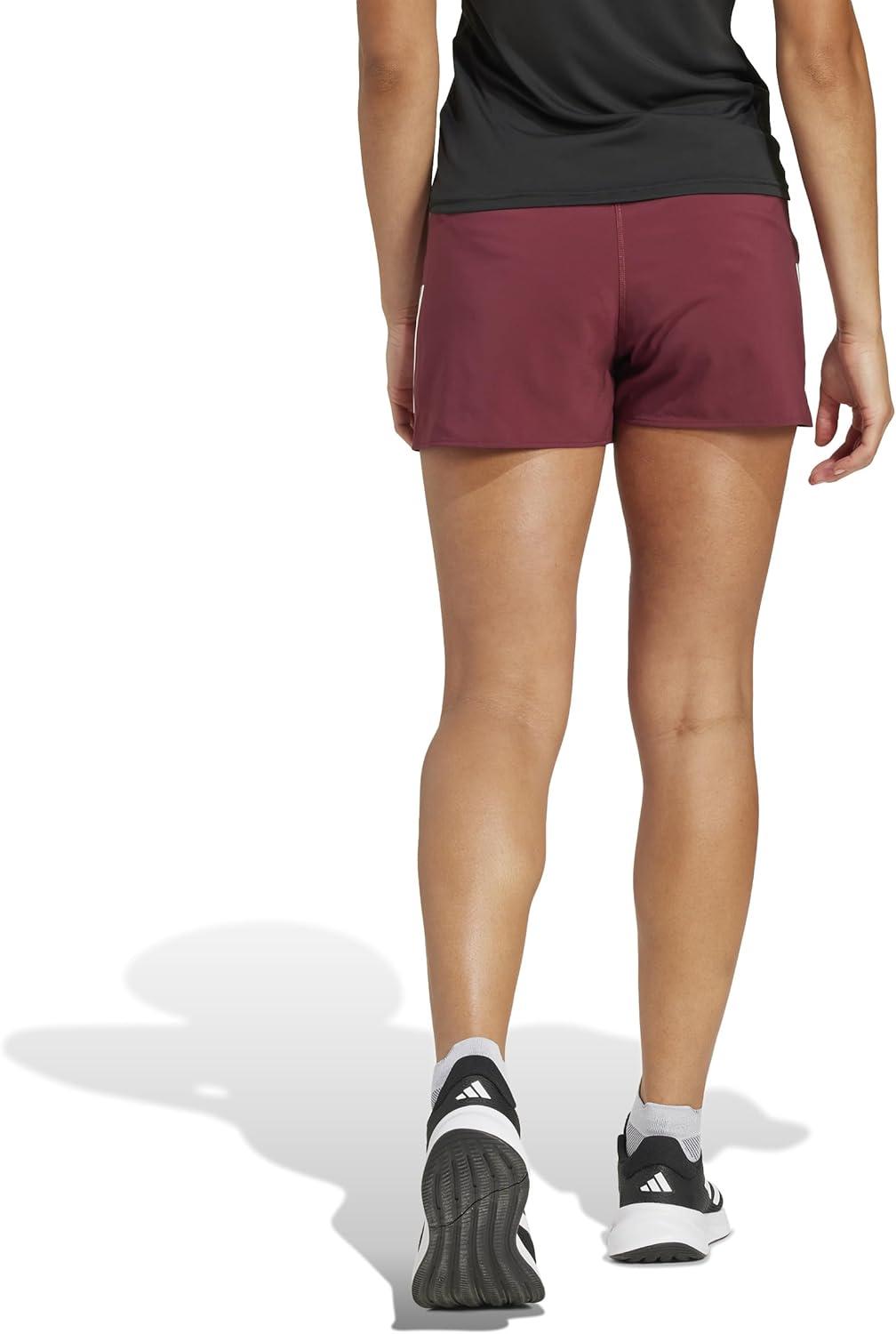 imageadidas Womens Own The Run ShortsShadow Red